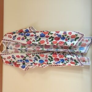 Floral Silky Coverup